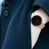 일본 석영 운동 고품질 36mm Hannah Martin 여성 스테인레스 스틸 메쉬 로즈 골드 방수 숙녀 시계 방지 220210