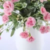 15 têtes de soie artificielle flocon de neige blanc petites fleurs lilas Babysbreath pour la maison de mariage décoration gypsophile décoration de Noël Y201020