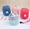 Sac cosmétique à cordon de grande capacité pochette de maquillage paresseux sac de lavage rond sacs de rangement femmes sac cosmétique à cordon paresseux pochette de toilette