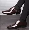 Klassische Business-Herren-Designer-Kleiderschuhe, modisch, elegant, formelle Hochzeit, Slip-on-Büro-Oxford-Schuh für Herren, Party, Pu-Leder, Luxusstiefel, Übergröße 38–48