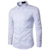 Camisas de vestido masculino da jauna 2021 camisa formal dos homens fit slim homens sólidos homme manga longa tamanho europeu s-xxl ocasião n9045