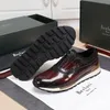 Berluti Chaussures de sport en cuir faites à la main Fast Track Scritto Top Qualité Hommes Casual Véritable Broderie Baskets Classiques Amant Sneake229T JIH2