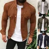 Herrenjacken 2021 Herren Lederjacke Lässige Mode Stehkragen Motorrad Männer Slim Style Qualität Street Outwear