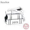 Fit Original Pandora Charm Bracelet 100% 925 Silver Scroll Book Bow Knot Graduation Bead Making Women Berloque 2021 NEW AERRIVAL Q0225