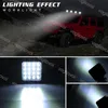 Floodlights 48 W Soğuk Beyaz Su Geçirmez Sel Çalışma Işıkları LED Sürüş Sis Jeep Off-Road Kamyon Araba DHL Için Montaj Braketi ile