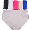Mulheres Lace Edge Algodão Plus Size Big Ladie Calcinha Briefs para Mulheres, 6 pcs Pack Underwear 2xL 3XL 4XL 210730