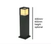 Square Pole Bollard Säule LED Licht Lampe Villa Gartenständer Moderne Wasserdichte Outdoor Post LED Rasenlicht Lampe