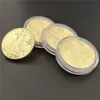 Niepaniczny Dom Eagle odznaka Złota Pleceniona pamiątkowa moneta amerykańska Statua Liberty Dopuszczalne monety Małe duże Sizea19215O6250216