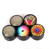 3D-metaal Amsterdam Kruid Grinder Smoke 3 Lagen Tobacco Grinders Magentic Design met schraper Roken Accessoires LLF8653