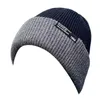 Bonetas Capinho de capuz Mantenha quente Viagem útil de tricô elástico chapéu de gorro de malha elástica