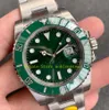 2 Style Top V12 Version N Factory Watch 904L Men's Classic 40mm Black Green Ceramic Bezel 116610 116610LN Automatic Cal 3135 253r