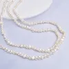 Ashiqi 160 см Длинные натуральные пресноводные жемчужины ожерелье для женщин подарок несколько способов носить цепочку цепи свитера 2019
