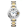 Мода бизнес женщины / мужские бриллианты Quartz Watch Watch Double Sapphire Glass Deep Waterpray Gift 7HFX