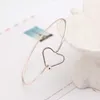 Punk Open Adjustable Geometry Arrow Cuff Bracelets for Women Fashion Simple Gothic Wrist Feather Bangles Gift Jewelry Wholesale Q0719