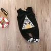 Jumpsuits Bomull Born Infant Baby Boy Girl Ärmlös Tält / Romper Jumpsuit Kläder Outfits