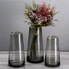 Vase en verre simple salon fleur articles décoration de la maison vase à fleurs vases décoratifs 210310