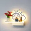 Lampada da parete Moderna Led Rinfrescante Vaso Romantico 15W 220V Comodino Camera Da Letto Soggiorno Corridoio Balcone Lampada per Bambini