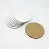 DIY Sublimação Sundries Coaster Em Branco Madeira Isolada Cup Cup Mat MDF Publicidade Promoção Promoção Semi-acabado Esteiras