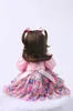 60 cm de silicona Reborn Baby Doll Toys Princess Toddler Dolls Girls Brinquedos Muñecas Limitadas Limitadas Q0910