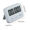 Timer Timer elettronico Promemoria temporizzazione dedicato ABS Conto alla rovescia bianco Cottura in cucina con sveglia da cucina