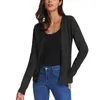 Women's Knits & Tees Women Cardigan Solid Color Sweater Slim-fit Button-down Long Sleeve V-neck Korean Fashion Knit