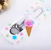 200pcs Wedding Gift Scoop Tools Of Love Heart-shaped Ice Cream Spoon For Bridal shower favors and wedding-souvenirs SN2912