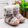 Autumn Winter Warm Fleece Snow Boots for Baby Girl Boy Anti-silp Prewalker Bootie Shoes 0-18 Months New G1023