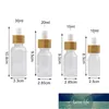 10-30ml 50Pcs Frosted Clear Glass Bottles DIY Dispenser Essential Oils Vials Containers with Droppers For Oil Blends Perfume1 Factory price expert design Quality