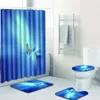 4st Big Farterfly Banyo Paspas Badrumsmatta toalett badmatta set non slip tapis Salle de Bain Alfombra Bano 200925