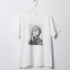 Rauch Mädchen Bild Nostalgische T-Shirts Hemd Frau Sommer Kurzarm O Hals Baumwolle Klassische T-shirt Casual Vintage T-shirts Tops 20212807010