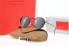 2022 högkvalitativa designersolglasögon män klassiska solglasögon aviator modell G15 linser Dubbelbrodesign lämplig Mode strandkörning Glasögon dam