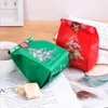 50ピーススノーフレーククリスマスツリーギフトバッグメリークリスマスベーキング包装バッグキャンディボックスクリスマス装飾