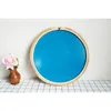 Speglar Rattan Circle Wall Mirror 16 tum Rund Dressing För Entryways Tvättrum HX6D