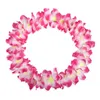 Dekorative Blumenkränze, 1 Stück, Anzahl tropischer hawaiianischer Luau-Blumen-Lei-Partygeschenke, Anzahl 105 cm, Kranz H5