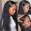 Wave Lace Front Wig Human Hair Wigs Para Mulheres Negras Cabelo Brasileiro 30 polegadas Molhadas e Onduladas HD Loose Onda Profunda Peruca Frontal