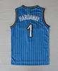 NCAA top Quality College North Carolina Men University Basketball Jerseys Tracy McGrady Penny 1 Hardaway Vince 15 Carter Shirt