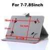 Universal Design Cartoon Adjustable Flip PU Leather Cases Cover For 7 785 97 10 101 102 inch Tablet Case PC MID2380987