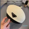 Gorra de diseñador Sombrero de cubo Moda Hombres Mujeres Sombreros ajustados Gorras de sol de paja de alta calidad Boinas