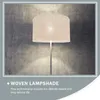 Lâmpada cobre sombras 1 pc tecidos modernos lumbshade casa mesa de mesa de mesa Único Accessory