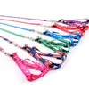 1.0 * 120 cm de chien de chien laisse en nylon imprimé collier de chien de chien de chien ajusté