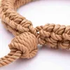 Bondage shibari corda colarinho colarinho artesanal engrenagem para retenção erótica brinquedos sexuais jogos para casais mulher sexy lingerie algemas 1123