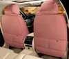 Araba Koltuğu Sedan SUV için AutoCovers Kapakları Dayanıklı Faux Beş Koltuk Paspaslar Kadınlar Pembe Tasarım Kalın Sıcak Kapak Pink02