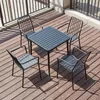 Läger möbler utomhus bordstol kombination fritid bar gårdsplan anticorrosion järn trädgård balkong bord och stolar