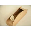 NOWOŚĆ 2374 cm 10pcs Naturalne pudełko z papieru spożywczego Kraft DIY skrzynki do przechowywania 201016