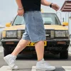 Männer Sommer Shorts Plus Größe 32-48 Mode Lässig Denim Kurze Hosen Für 150 kg Kerl Kleidung Pantalones cortos Para Hombre