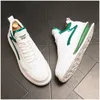 Bahar Sonbahar Beyaz Erkekler Düğün Ayakkabıları Avrupa Moda Yuvarlak Toe Sıradan Spor Sokak Sokak Serin Düz Ayakkabı Lüks Tasarımcı Dantel Yukarı Açık Mekan Somunlar Y34