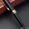 Caneta de óleo de metal da moda caneta de óleo preto caneta não deslizante de caneta de caneta durável de caneta