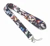 Mode Anime Comics Jujutsu Kaisen Nyckelringar Handväskor Lanyard Bil Keychain Office ID Kort Pass Mobiltelefon Key Ring Badge Holder Smycken Gåvor