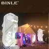 Outdoorowa gigantyczna LED nadmuchiwana Merlion Parada Reklama Lion Animal Cartoon maskotka na sprzedaż