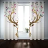 2021 European Style Curtain Sea Widok Drukowanie kurtyny 3d zasłony zasłony